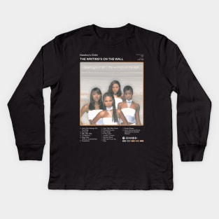 Destiny's Child - The Writing's On The Wall Tracklist Album Kids Long Sleeve T-Shirt